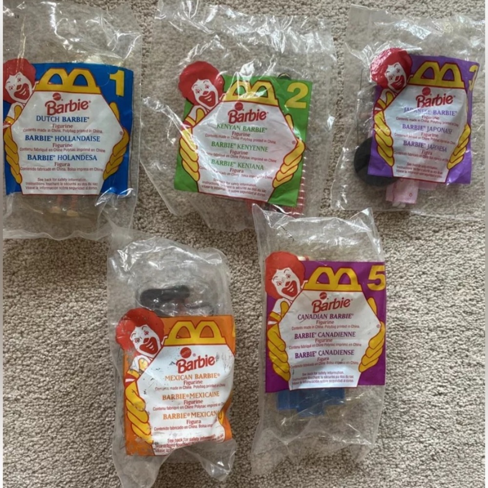 Vintage McDonald’s International Barbie Happy Meal Toy 1995